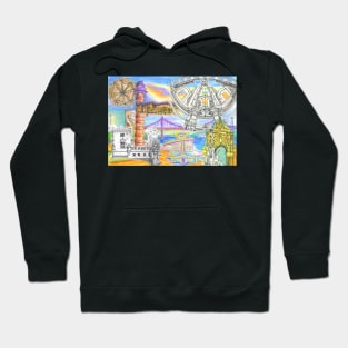 Lisbon sketches Hoodie